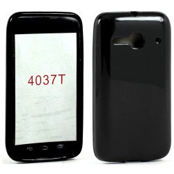 Alcatel One Touch Evolve 2 4037T Soft TPU Gel Case (Black)